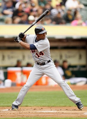 Austin Jackson's struck out 30.3% of the time this year. That might be a problem.