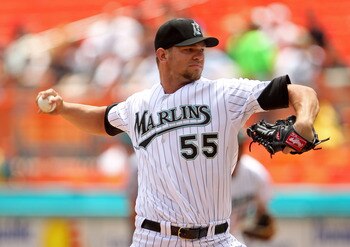 Josh Johnson is giving Jered Weaver a run for his money so far this year.