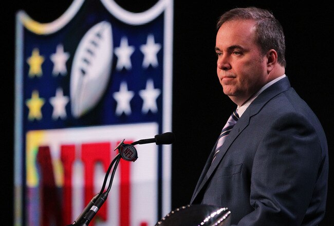 DALLAS, TX - FEBRUARY 04:  Head coach Mike McCarthy of the Green Bay Packers speaks during a press conference at the Super Bowl XLV media center on February 4, 2011 in Dallas, Texas. The Green Bay Packers will play the Pittsburgh Steelers in Super Bowl XL