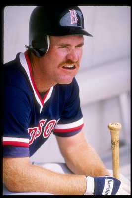 1989:  Third baseman Wade Boggs of the Boston Red Sox looks on. Mandatory Credit: Jonathan Daniel  /Allsport