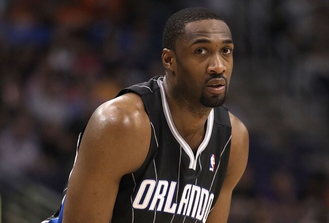 PHOENIX, AZ - MARCH 13:  Gilbert Arenas #1 of the Orlando Magic during the NBA game against the Phoenix Suns at US Airways Center on March 13, 2011 in Phoenix, Arizona.  NOTE TO USER: User expressly acknowledges and agrees that, by downloading and or usin