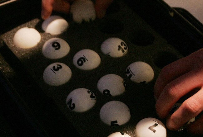 NEW YORK - APRIL 07: The balls are readied for placement in the lottery machine during the 2008 NHL Draft Drawing on April 7, 2008 at the National Hockey League headquarters in New York City.  (Photo by Bruce Bennett/Getty Images for the NHL)