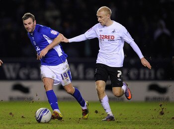 David Cotterill (Right) joined on loan late in the season