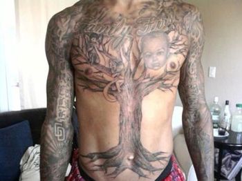 Monta Ellis Family Tree Tattoo