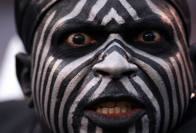 SAN DIEGO, CA - DECEMBER 5: A fan of the Oakland Raiders looks on during their NFL game at Qualcomm Stadium on December 5, 2010 in San Diego, California. (Photo by Donald Miralle/Getty Images)