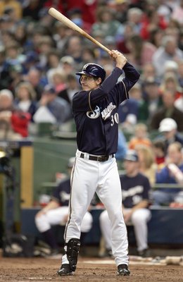 batting stance craig counsell stances baseball mlb jonathan daniel getty milwaukee brewers although heading modified intense former less version 2009