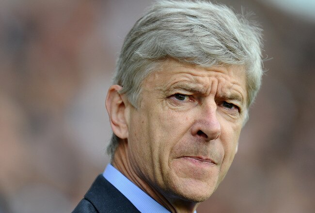 LONDON, ENGLAND - MAY 22:  Arsene Wenger of Arsenal looks on during the Barclays Premier League match between Fulham and Arsenal at Craven Cottage on May 22, 2011 in London, England.  (Photo by Clive Mason/Getty Images)