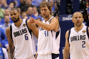 Nowitzki leads the way but has plenty of help in Dallas' Game 4 win.