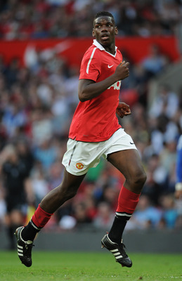 MANCHESTER, ENGLAND - APRIL 20: Paul Pogba of Manchester United in action during the FA Youth Cup Semi Final 2nd Leg between Manchester United and Chelsea at Old Trafford on April 20, 2011 in Manchester, England.  (Photo by Michael Regan/Getty Images)