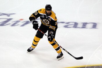 BOSTON, MA - JUNE 08:  Zdeno Chara #33 of the Boston Bruins skates against the Vancouver Canucks during Game Four of the 2011 NHL Stanley Cup Final at TD Garden on June 8, 2011 in Boston, Massachusetts.  (Photo by Bruce Bennett/Getty Images)