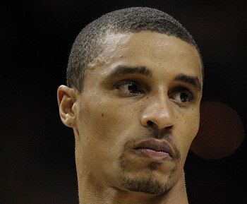 SAN ANTONIO, TX - DECEMBER 28:  Guard George Hill #3 of the San Antonio Spurs during play against the Los Angeles Lakers at AT&T Center on December 28, 2010 in San Antonio, Texas.  NOTE TO USER: User expressly acknowledges and agrees that, by downloading