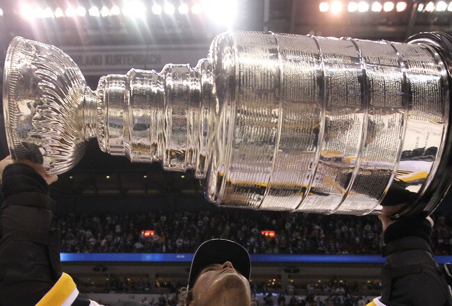 VANCOUVER, BC - JUNE 15:  Tuukka Rask #40 of the Boston Bruins celebrates with the Stanley Cup after defeating the Vancouver Canucks in Game Seven of the 2011 NHL Stanley Cup Final at Rogers Arena on June 15, 2011 in Vancouver, British Columbia, Canada. T