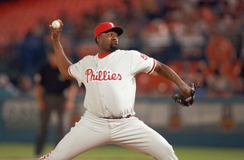 MIAMI - APRIL 06: Antonio Alfonseca #57 of the Philadelphia Phillies delivers the pitch against the Florida Marlins at Dolphin Stadium on April 6, 2007 in Miami, Florida. The Phillies defeated the Marlins 8-2, for their first victory of the season. (Photo