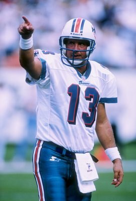 9 Nov 1997:  Quarterback Dan Marino of the Miami Dolphins during the Dolphins 24-17 win over the New York Jets at Pro Player Stadium in Miami, Florida. Mandatory Credit: Scott Halleran  /Allsport
