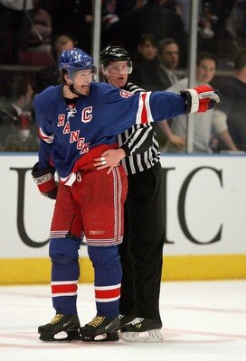 NEW YORK - APRIL 29:  Jaromir Jagr #68 of the New York Rangers yells while playing against the Pittsburgh Penguins in Game 3 of the Eastern Conference Semifinals of the 2008 NHL Stanley Cup Playoffs at Madison Square Garden on April 29th, 2008 in New York