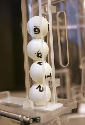NEW YORK - APRIL 07:  The final order of balls '2756' rest in the lottery machine during the 2008 NHL Draft Drawing on April 7, 2008 at the National Hockey League headquarters in New York City.  (Photo by Bruce Bennett/Getty Images for the NHL)