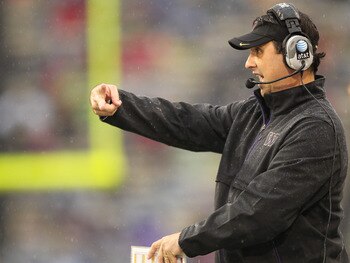SEATTLE - OCTOBER 30:  Head coach Steve Sarkisian of the Washington Huskies gestures during the game against the Stanford Cardinal on October 30, 2010 at Husky Stadium in Seattle, Washington. Stanford won 41-0. (Photo by Otto Greule Jr/Getty Images)