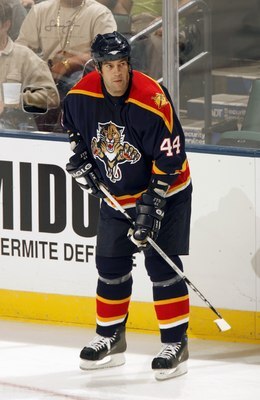 SUNRISE, FL - OCTOBER 11: Todd Bertuzzi #44 of the Florida Panthers skates during the game against of the Carolina Hurricanes at the Bank Atlantic Center on October 11, 2006 in Sunrise, Florida. (Photo by Eliot J. Schechter/Getty Images)