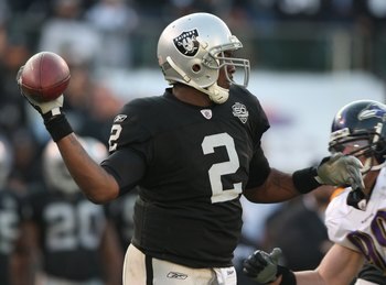 Remember what happened last time the Raiders used a first-round pick on a QB?