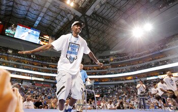 DALLAS, TX - JUNE 16: Guard Jason Terry of the Dallas Mavericks during the Dallas Mavericks Victory celebration on June 16, 2011 in Dallas, Texas. (Photo by Brandon Wade/Getty Images)