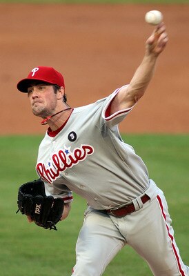 MIAMI GARDENS, FL - JULY 05:  Pitcher Cole Hamels #35 throws against the Florida Marlins at Sun Life Stadium on July 5, 2011 in Miami Gardens, Florida.  (Photo by Marc Serota/Getty Images)