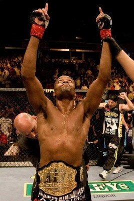 UFC middleweight champion Anderson "The Spider" Silva