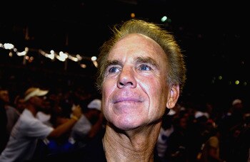 Dallas Cowboys great Roger Staubach  on the sidelines during a Monday Night Football game September 19, 2005 in Irving, Texas.  The  Washington Skins defeated the Cowboys 14 - 13.  (Photo by Al Messerschmidt/Getty Images)