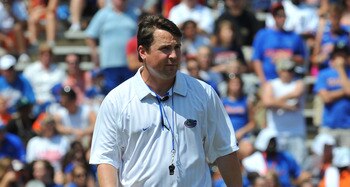 New Florida Gator head coach Will Muschamp is picking up right where Urban Meyer left off.