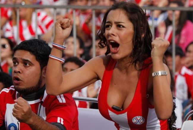 Paraguay fans at the Copa America Paraguay_fan_larissa_riquelme_01_crop_650x440