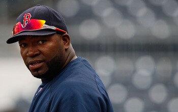 PITTSBURGH - JUNE 24:  David Ortiz #34 of the Boston Red Sox watches batting practice before the game against the Pittsburgh Pirates on June 24, 2011 at PNC Park in Pittsburgh, Pennsylvania.  (Photo by Jared Wickerham/Getty Images)