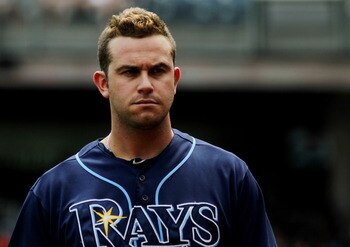 NEW YORK, NY - JULY 09:  Evan Longoria #3 of the Tampa Bay Rays looks on against the New York Yankees at Yankee Stadium on July 9, 2011 in the Bronx borough of New York City.  (Photo by Michael Heiman/Getty Images)