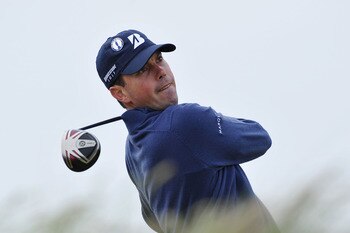 SANDWICH, ENGLAND - JULY 12:  Matt Kuchar of the USA tees off during the second practice round during The Open Championship at Royal St. George's on July 12, 2011 in Sandwich, England. The 140th Open begins on July 14, 2011.  (Photo by Stuart Franklin/Get