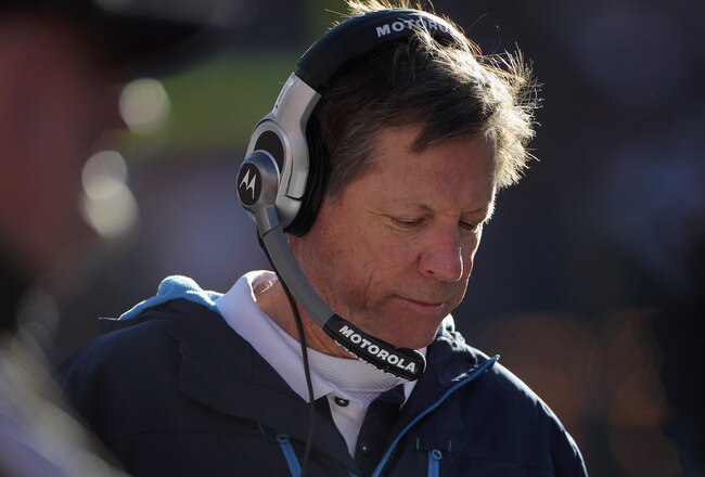 DENVER - JANUARY 02:  Head coach Norv Turner of the San Diego Chargers leads his team against the Denver Broncos at INVESCO Field at Mile High on January 2, 2011 in Denver, Colorado. The Chargers defeated the Broncos 33-28.  (Photo by Doug Pensinger/Getty