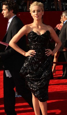 LOS ANGELES, CA - JULY 13:  Actress Amber Heard arrives at The 2011 ESPY Awards at Nokia Theatre L.A. Live on July 13, 2011 in Los Angeles, California.  (Photo by Frederick M. Brown/Getty Images)