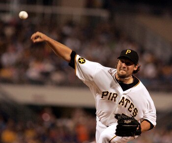 PITTSBURGH, PA - JUNE 11:  Joel Hanrahan #52 of the Pittsburgh Pirates closes out the game against the New York Mets in the ninth inning during the game on June 11, 2011 at PNC Park in Pittsburgh, Pennsylvania.  The Pirates defeated the Mets 3-2.  (Photo