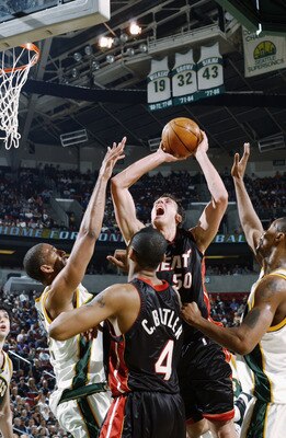 Vladimir Stepania was productive for the Miami HEAT while Alonzo Mourning battled his kidney disease.