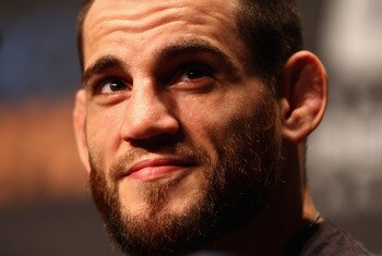 SYDNEY, AUSTRALIA - FEBRUARY 23:  Jon Fitch of the USA speaks during a Press Conference ahead of UFC 127 at Star City on February 23, 2011 in Sydney, Australia.  (Photo by Ryan Pierse/Getty Images)
