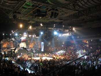 You could barely hear the music over the crowd chanting "CM Punk" last night.