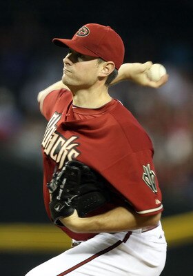 PHOENIX, AZ - JULY 17:  Starting pitcher Daniel Hudson #41 of the Arizona Diamondbacks pitches against the Los Angeles Dodgers during the Major League Baseball game at Chase Field on July 17, 2011 in Phoenix, Arizona.  The Diamondbacks defeated the Dodger