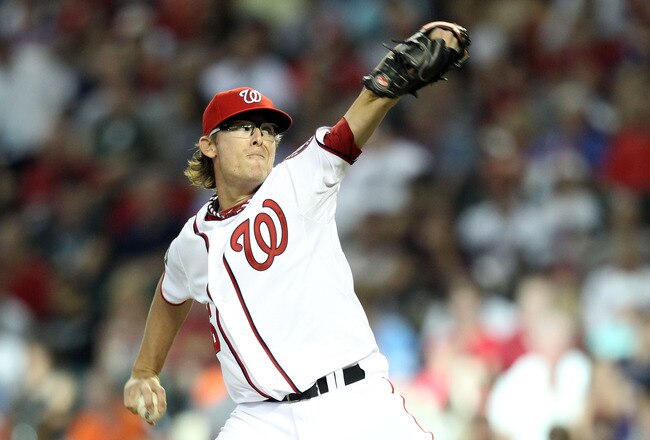 PHOENIX, AZ - JULY 12:  National League All-Star Tyler Clippard #36 of the Washington Nationals throws a pitch in the fourth inning of the 82nd MLB All-Star Game at Chase Field on July 12, 2011 in Phoenix, Arizona.  (Photo by Christian Petersen/Getty Imag