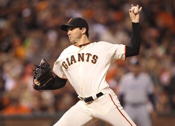 SAN FRANCISCO, CA - JULY 07:  Barry Zito #75 of the San Francisco Giants pitches against the San Diego Padres at AT&T Park on July 7, 2011 in San Francisco, California.  (Photo by Jed Jacobsohn/Getty Images)