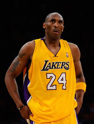 LOS ANGELES, CA - MAY 02:  Kobe Bryant #24 of the Los Angeles Lakers reacts late in the fourth quarter while taking on the Dallas Mavericks in Game One of the Western Conference Semifinals in the 2011 NBA Playoffs at Staples Center on May 2, 2011 in Los A