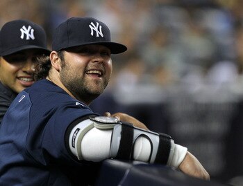 NEW YORK, NY - JUNE 29:  Joba Chamberlain of the New York Yankees looks on during their game against the Milwaukee Brewers on June 29, 2011 at Yankee Stadium in the Bronx borough of New York City.  (Photo by Al Bello/Getty Images)