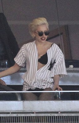 NEW YORK - JUNE 18:  Lady Gaga attends the game between the New York Yankees and the New York Mets during their game on June 18, 2010 at Yankee Stadium in the Bronx borough of New York City.  (Photo by Al Bello/Getty Images)