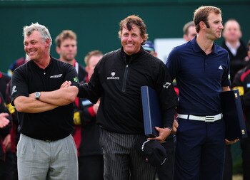 Phil Mickelson at Sandwich