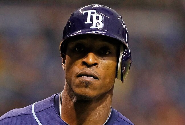 ST. PETERSBURG, FL - JUNE 29:  Outfielder B.J. Upton #2 of the Tampa Bay Rays rounds the bases after his home run against the Cincinnati Reds during the game at Tropicana Field on June 29, 2011 in St. Petersburg, Florida.  (Photo by J. Meric/Getty Images)