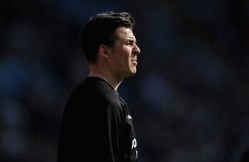 BIRMINGHAM, ENGLAND - APRIL 10:  Joey Barton of Newcastle United warms up ahead of the Barclays Premier League match between Aston Villa and Newcastle United at Villa Park on April 10, 2011 Birmingham, England.  (Photo by Michael Regan/Getty Images)