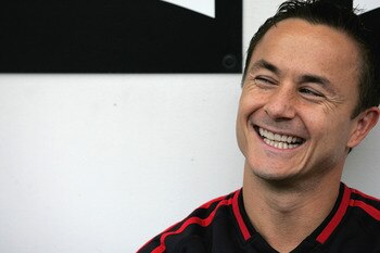 LONDON - OCTOBER 22: Dennis Wise of Southampton looks on from the substitutes bench during the Coca-Cola Championship match between Millwall and Southampton at the New Den on October 22, 2005 in London, England.  (Photo by Christopher Lee/Getty Images)