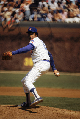 CHICAGO - 1983:  Fergie Jenkins #31 of the Chicago Cubs winds back to pitch in a game during the 1983 season at Wrigley Field in Chicago, Illinois.  (Photo by: Jonathan Daniel/Getty Images)