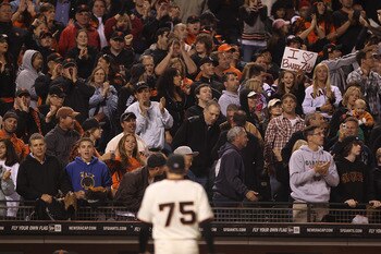 SAN FRANCISCO, CA - JULY 07:  Barry Zito #75 of the San Francisco Giants walks off the mound in the eighth inning against the San Diego Padres at AT&T Park on July 7, 2011 in San Francisco, California.  (Photo by Jed Jacobsohn/Getty Images)